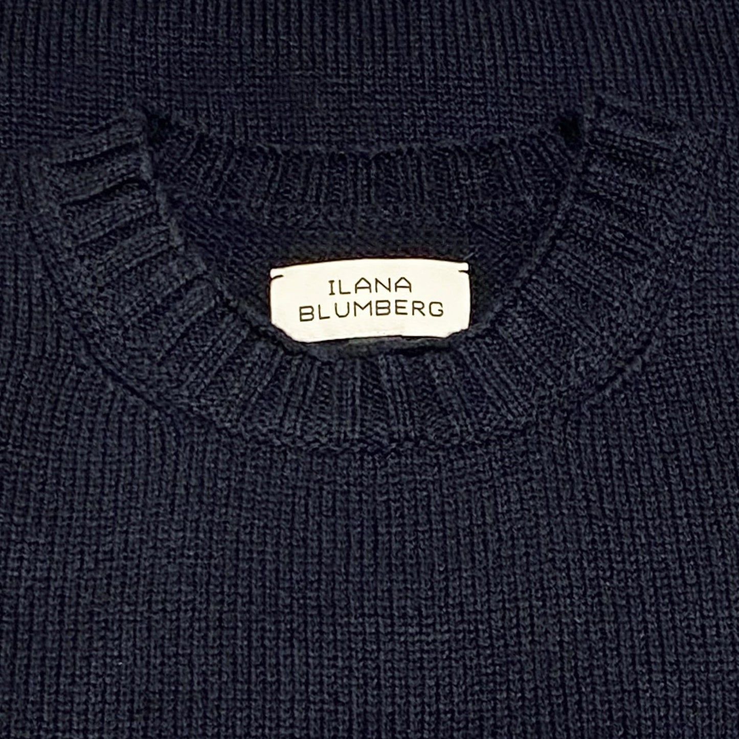 Navy traditional sweater