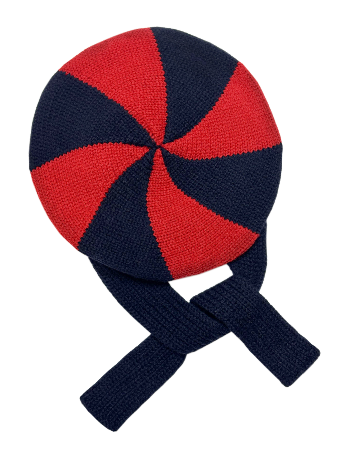 Spiral classic Hat in Navy & red