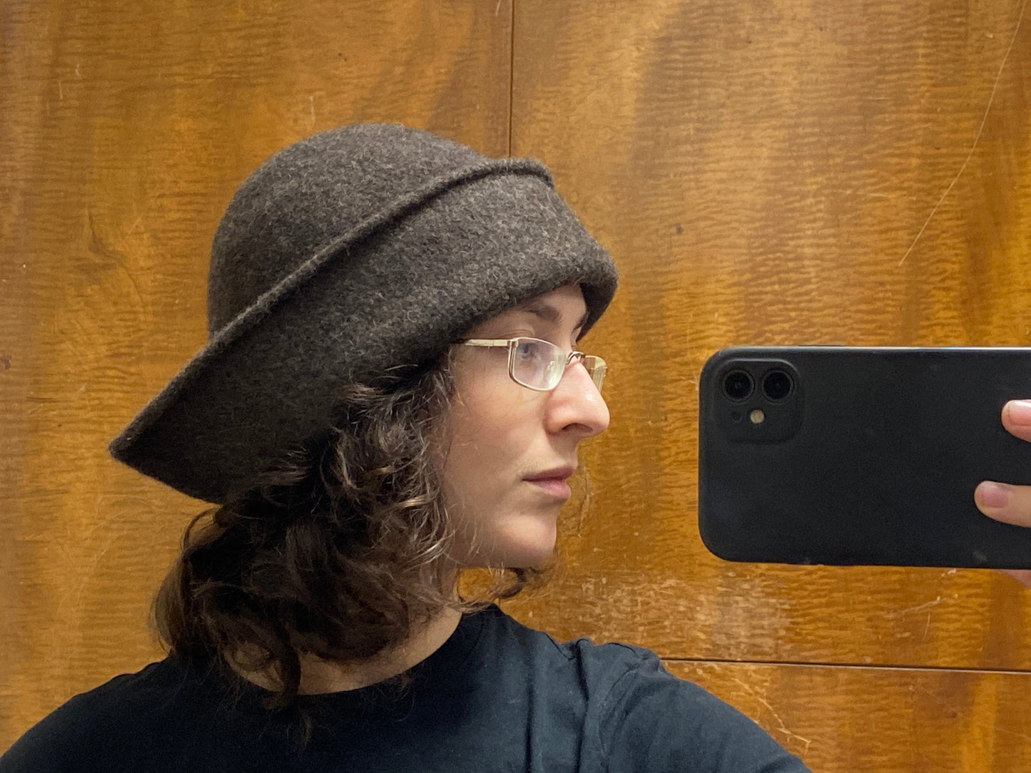 Felted Flap Hat
