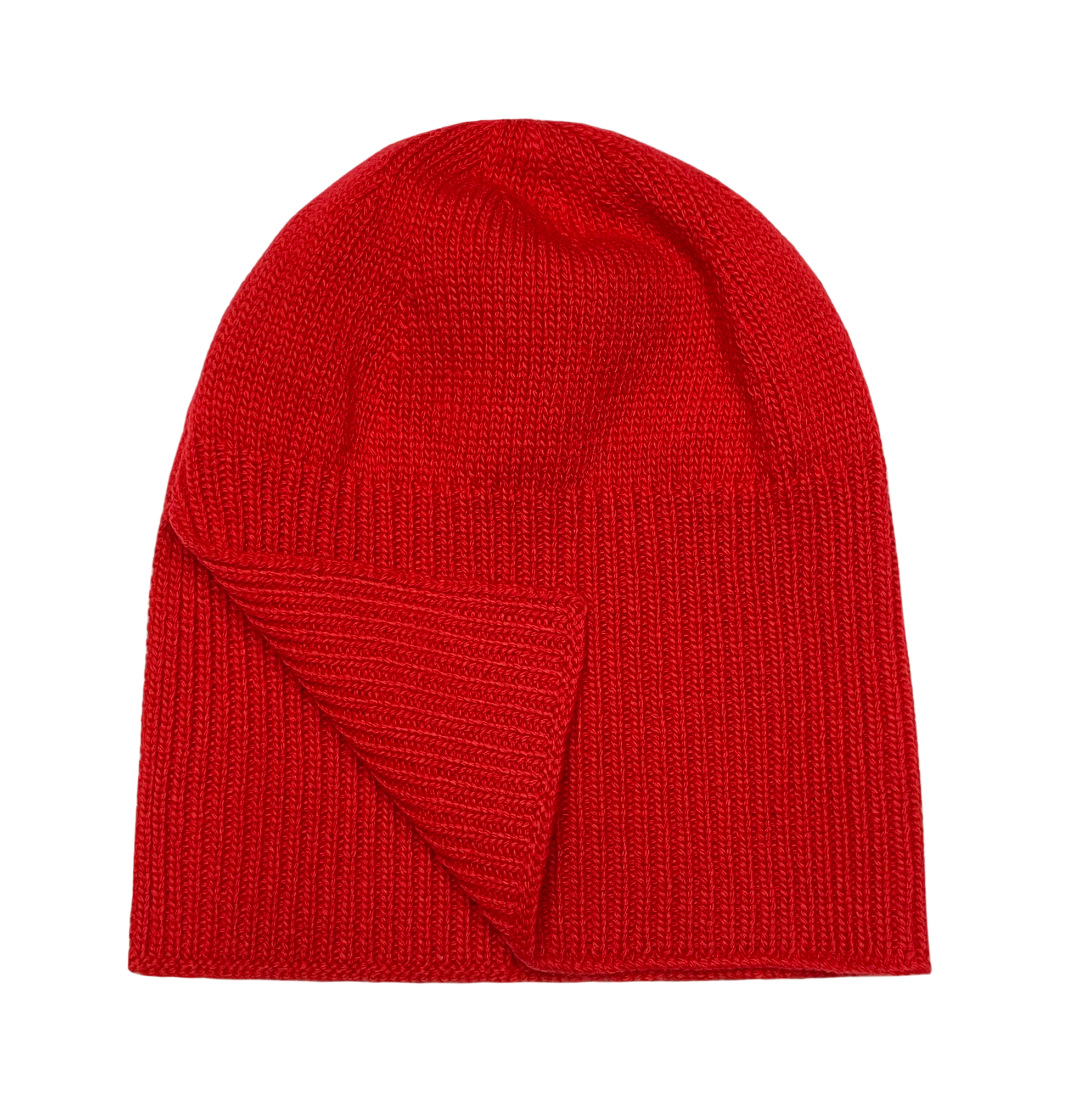 Flap hat in red