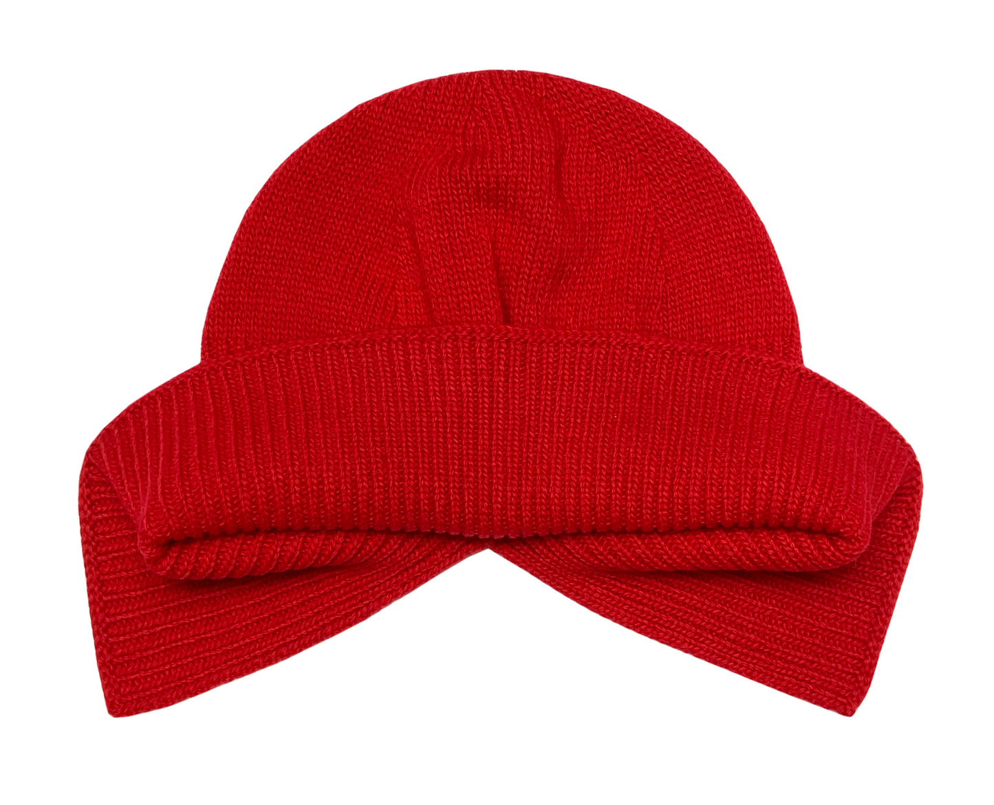 Flap hat in red