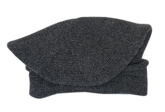 Sack hat in charcoal