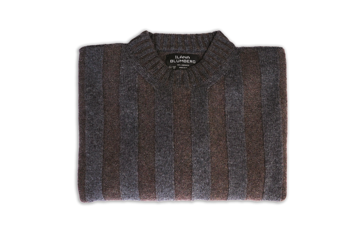 Plated Wide-Rib Sweater