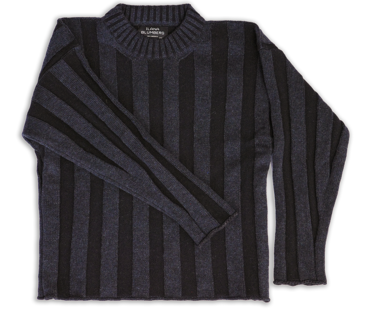 Plated Wide-Rib Sweater