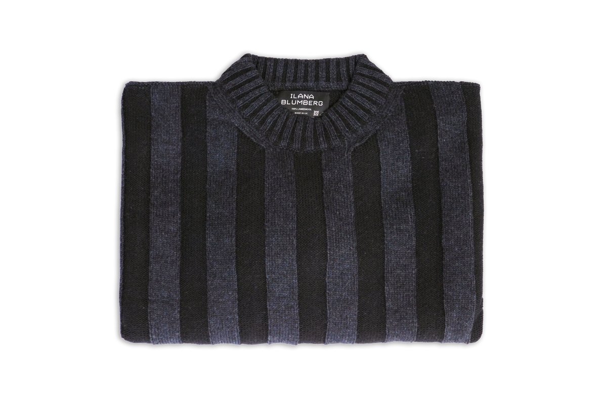Plated Wide-Rib Sweater