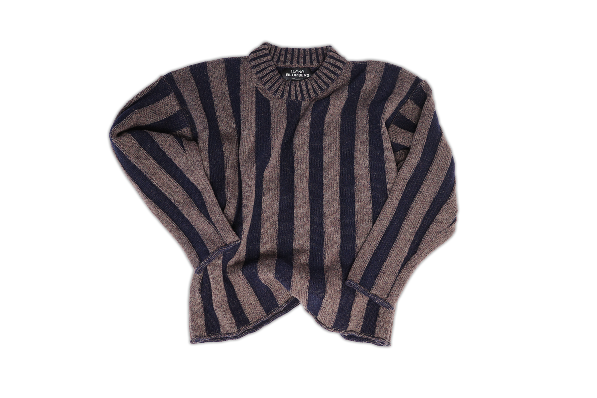 Plated Wide-Rib Sweater