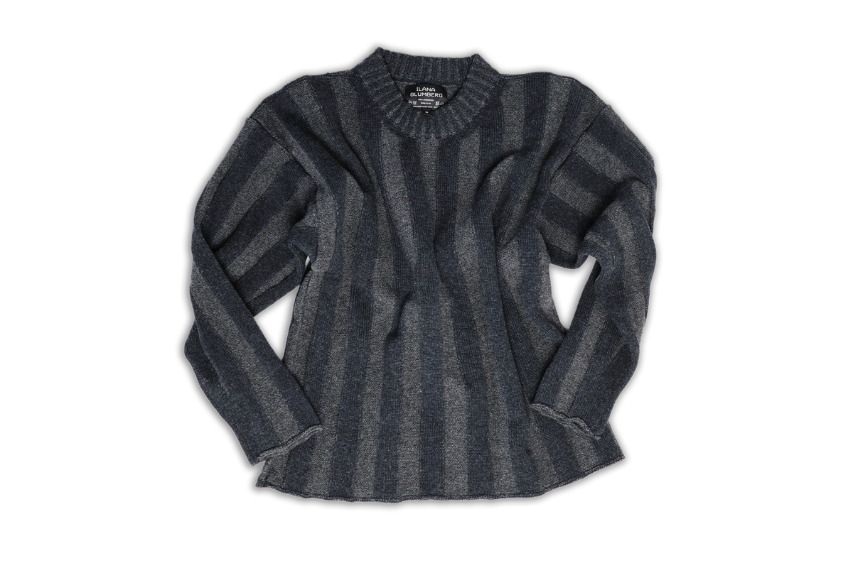 Plated Wide-Rib Sweater