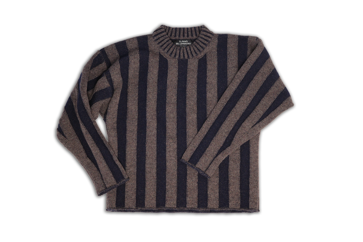 Plated Wide-Rib Sweater