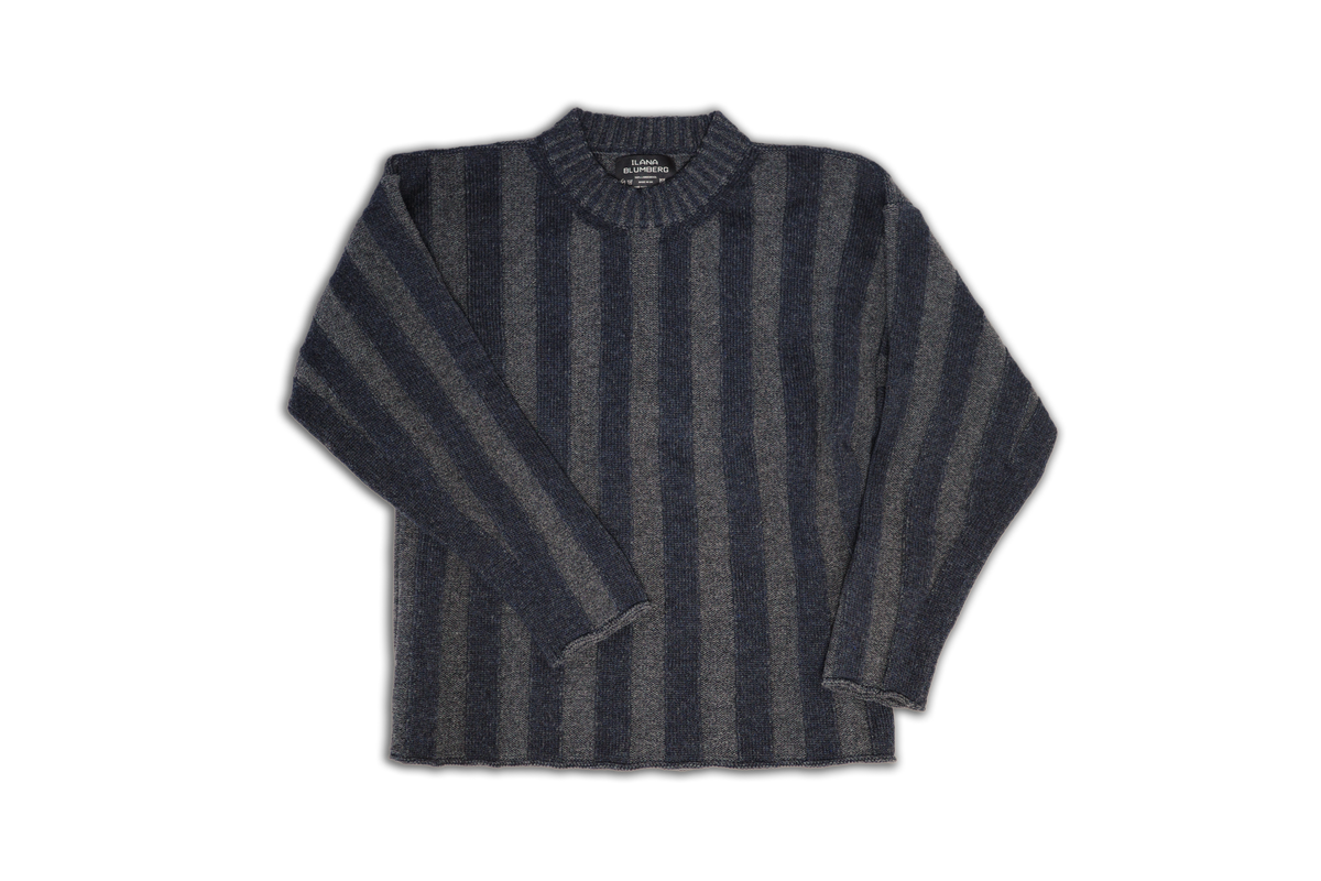 Plated Wide-Rib Sweater