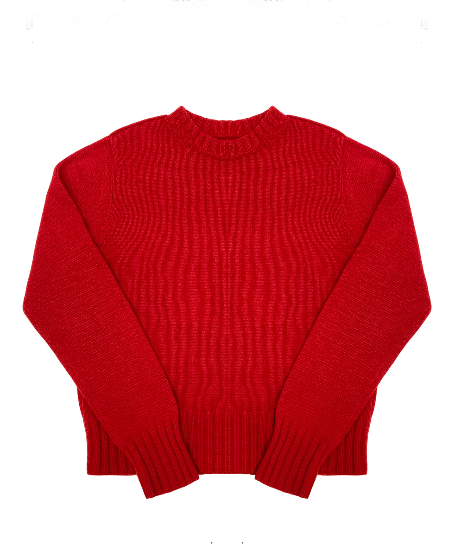 traditional sweater in red