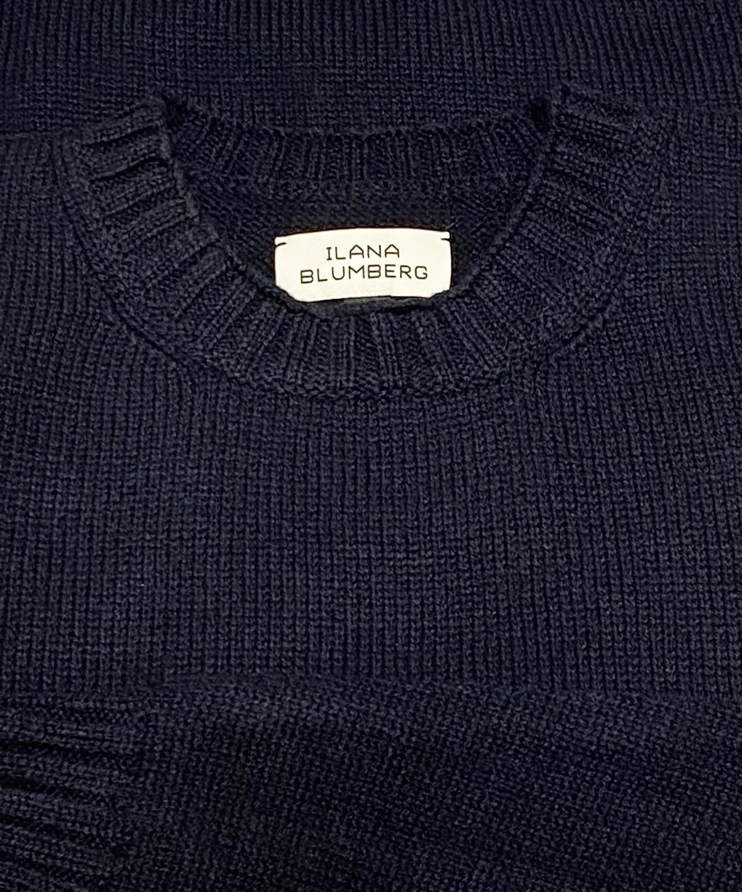 Navy traditional sweater