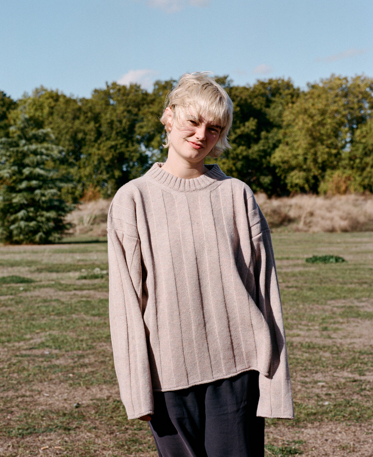 Wide-Rib Sweater