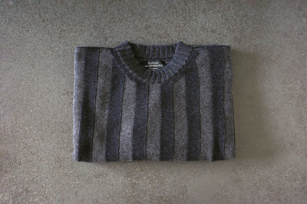Plated Wide-Rib Sweater