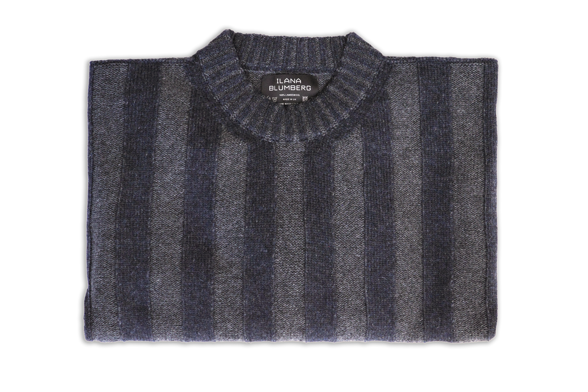 Plated Wide-Rib Sweater