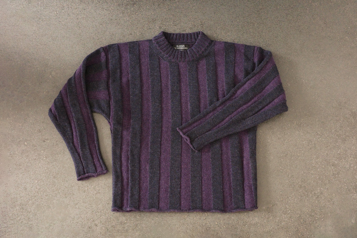 Plated Wide-Rib Sweater