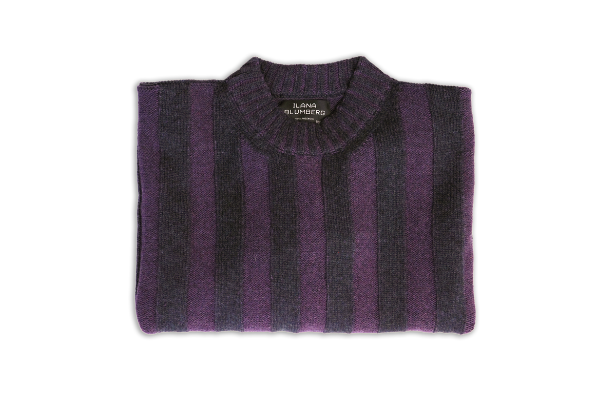 Plated Wide-Rib Sweater