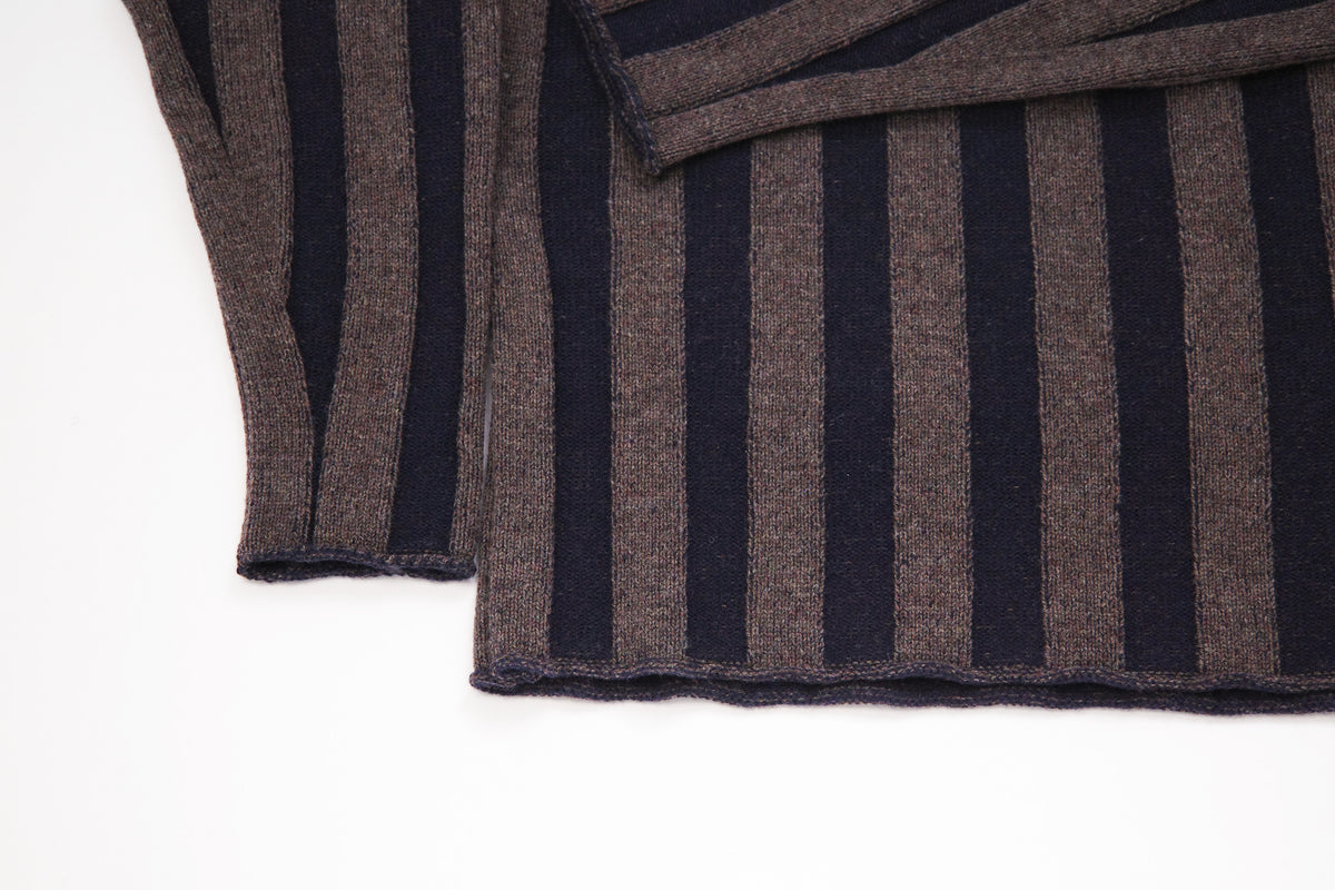 Plated Wide-Rib Sweater