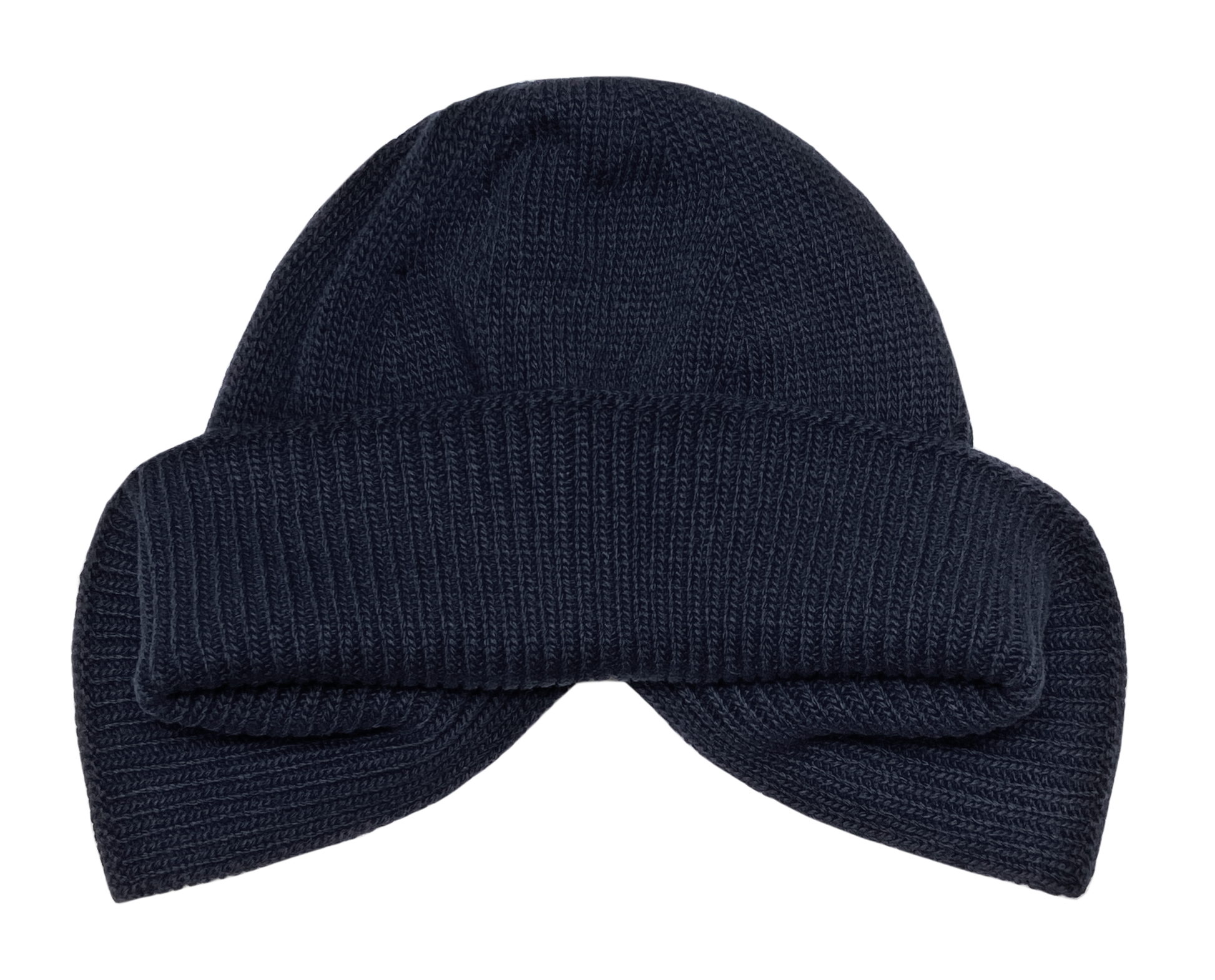 Flap hat in navy